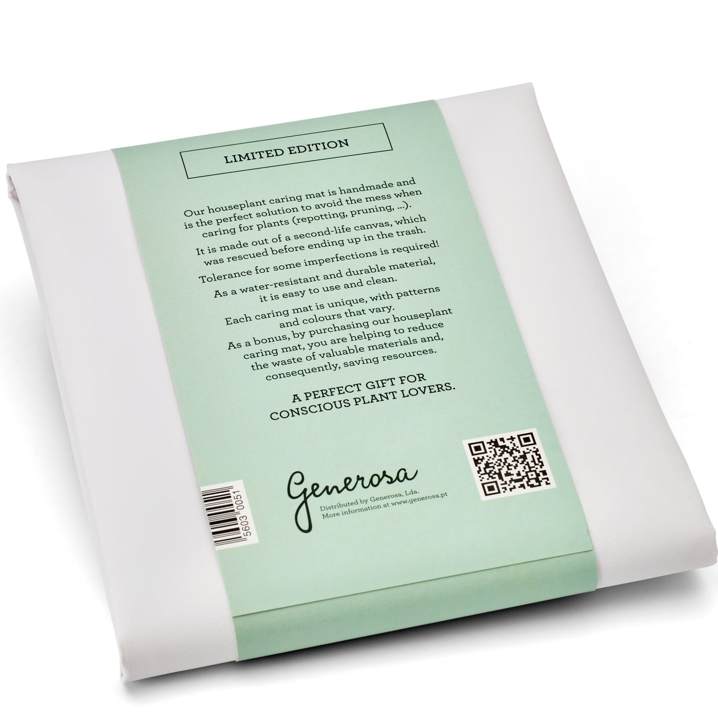 Generosa waterproof plant caring mat for mess-free indoor repotting - BACK-