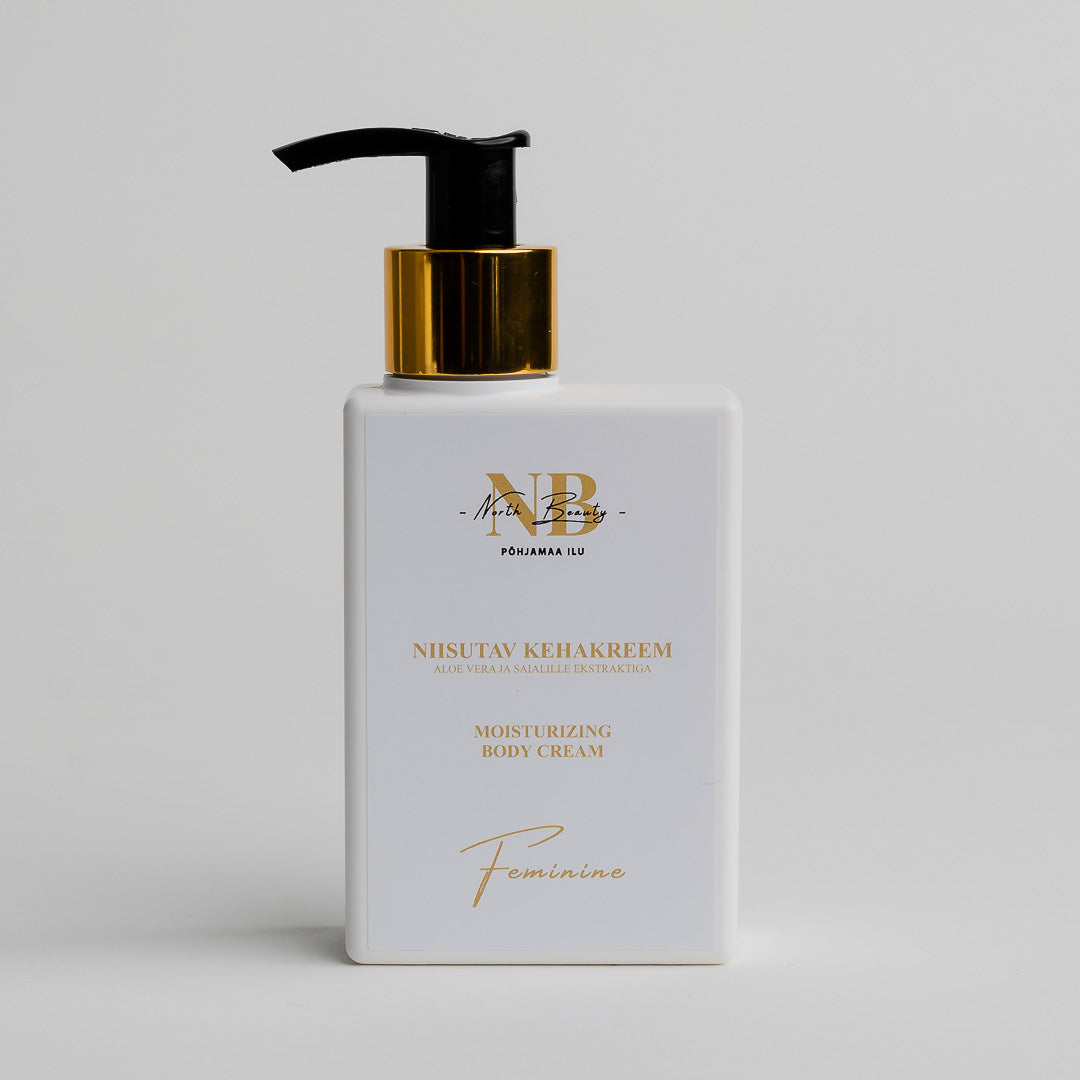 North Beauty Moisturising Body Cream with Aloe Vera and Calendula Extract