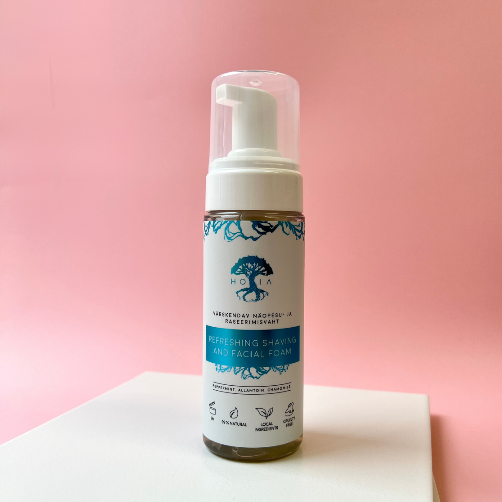 Erfrischender Rasier- und Gesichtsschaum, 150 ml