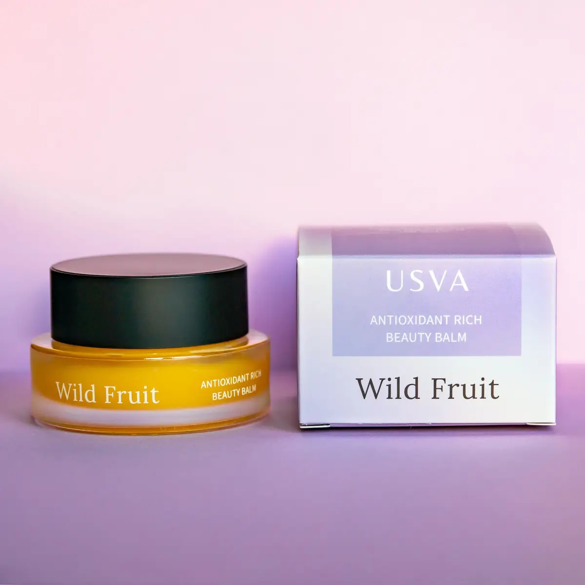 Packaging of Usva cosmetic Wild Fruit Antioxidant Rich Beauty Balm, 30ml