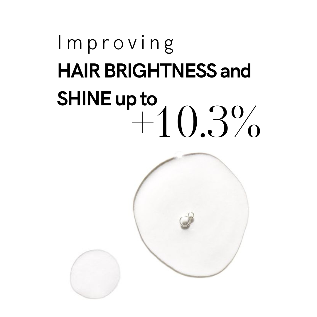 Detail of the 99.5% natural origin shampoo with Microbiota Technology