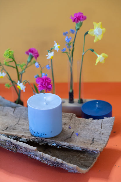 Romantic gift packaging for the handmade peony soy wax candle