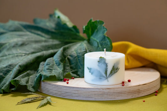 Clary sage scented handmade soy candle for aromatherapy by TL Candles