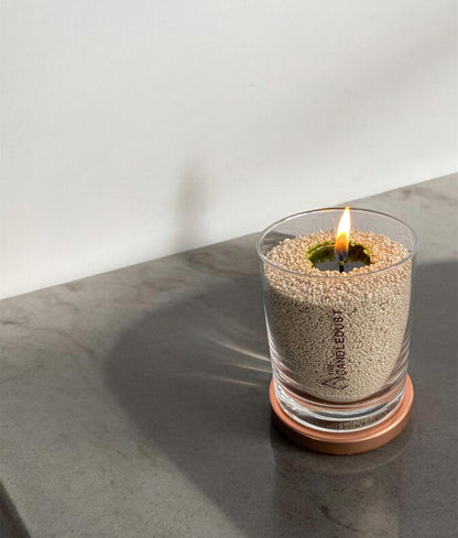 Minimalist colored vegetable wax pearls for modern home decor