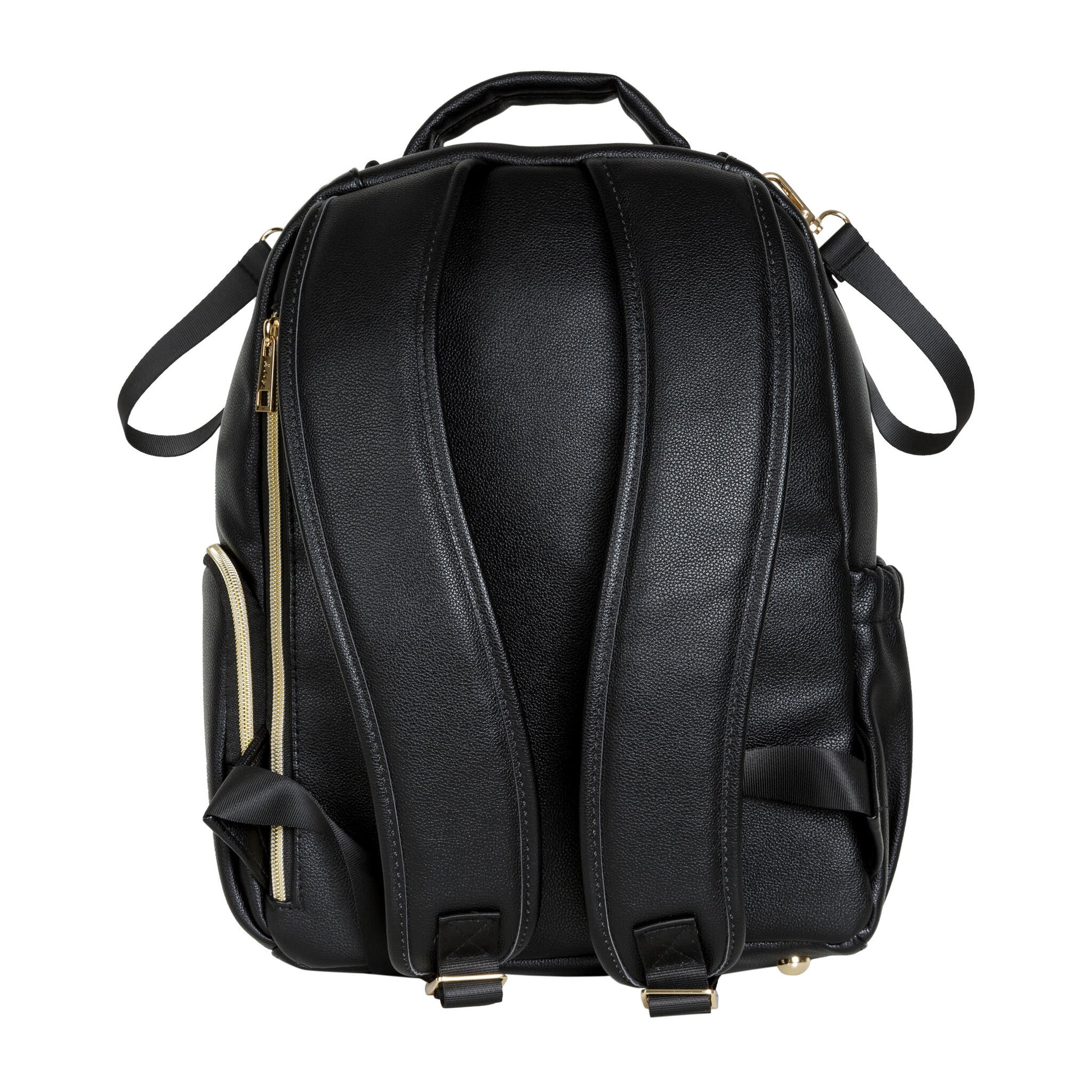 Rear view showing the hidden security pocket of the Espresso backpack
