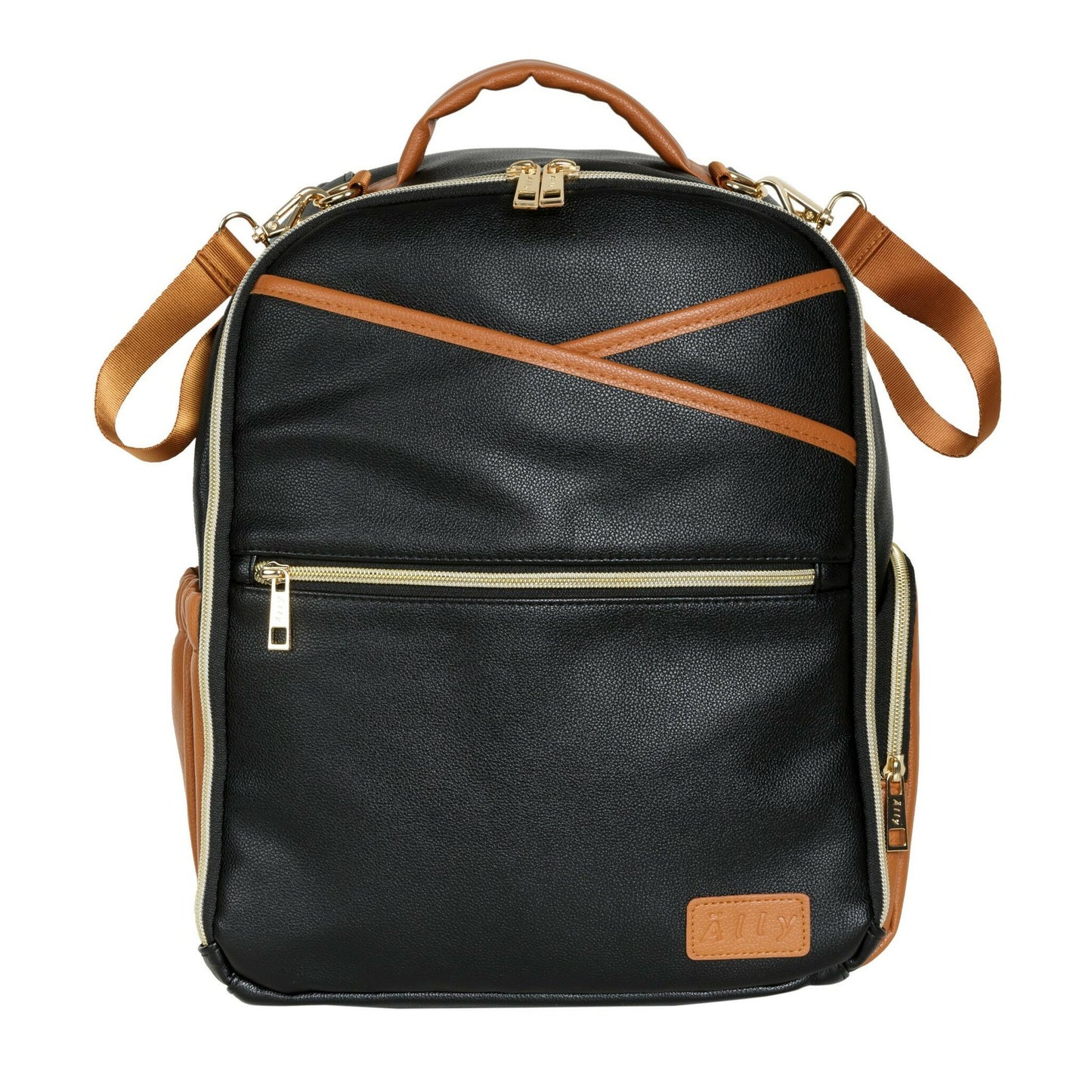 Small Diaper Backpack in Black Coffee 