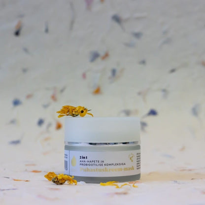 2-in-1 Cleansing Cream-Mask With 10% AHA Acids And a Probiotic Complex, 50ml