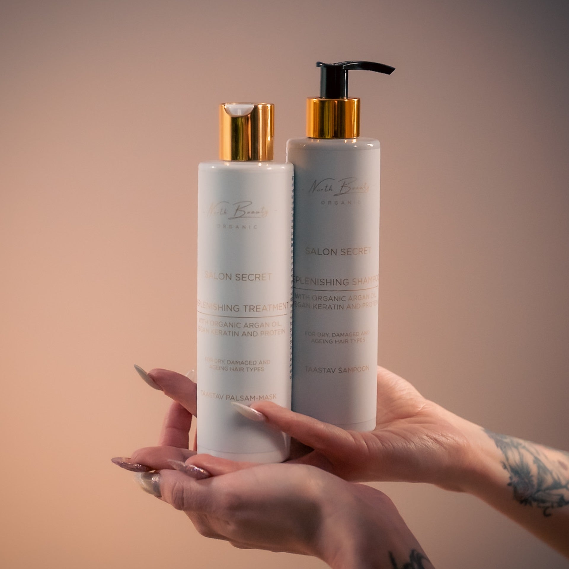 North Beauty restorative hair mask for brittle and damaged hair