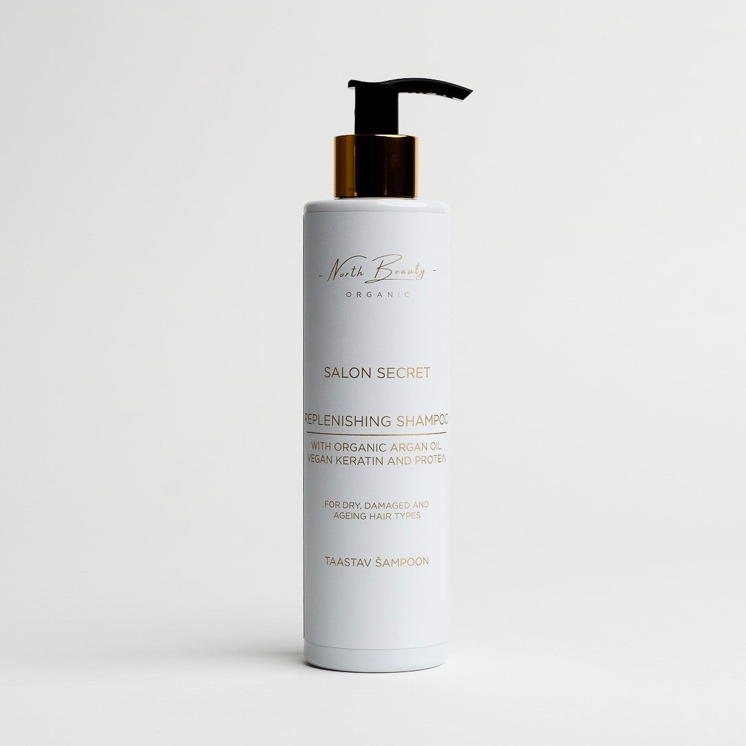 Restorative Shampoo by North Beauty with Vegan Keratin and Argan Oil