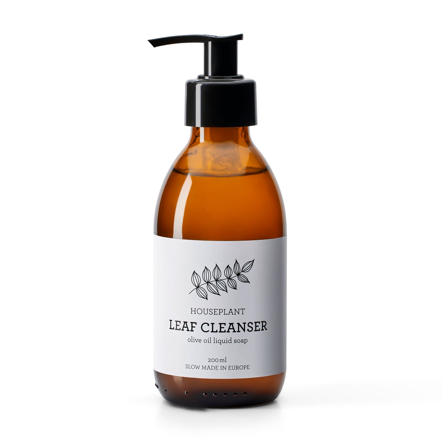 Natural leaf shine formula to remove dust and protect indoor plants