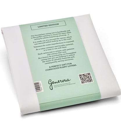 Generosa waterproof plant caring mat for mess-free indoor repotting - BACK-
