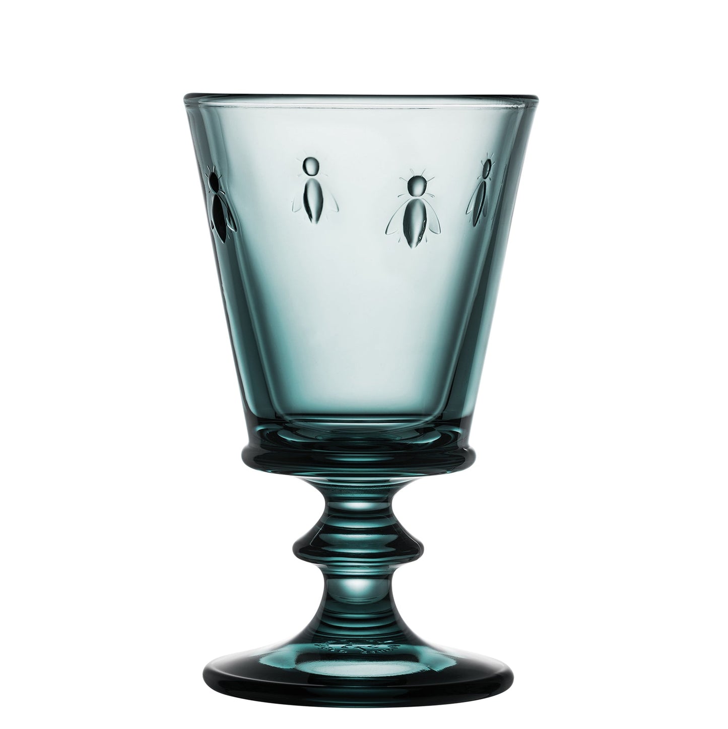 Vibrant sapphire blue La Rochere Bee Glass 220ml