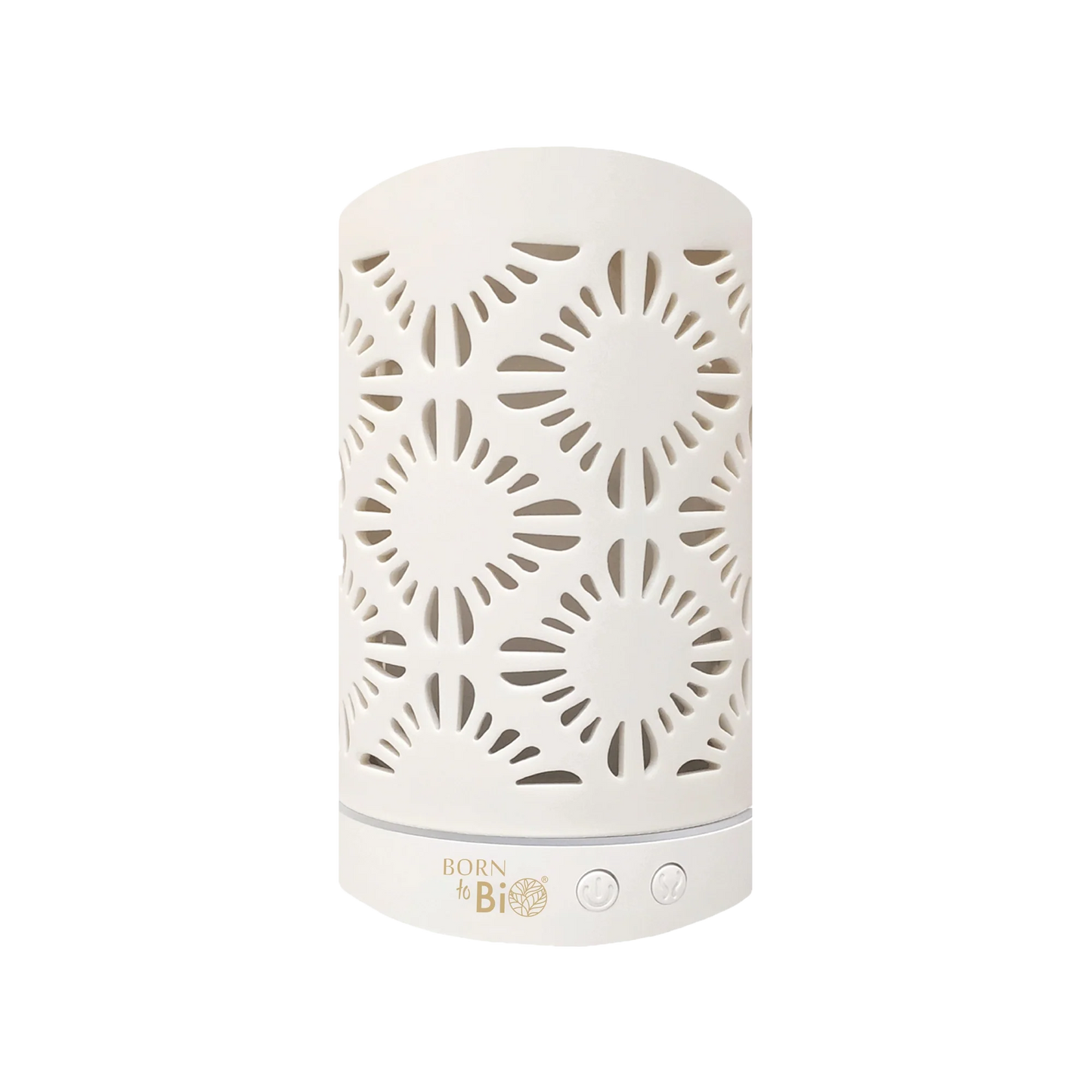 Born to Bio White Ceramic Essential Oil Diffuser - Minimalist Home Fragrance