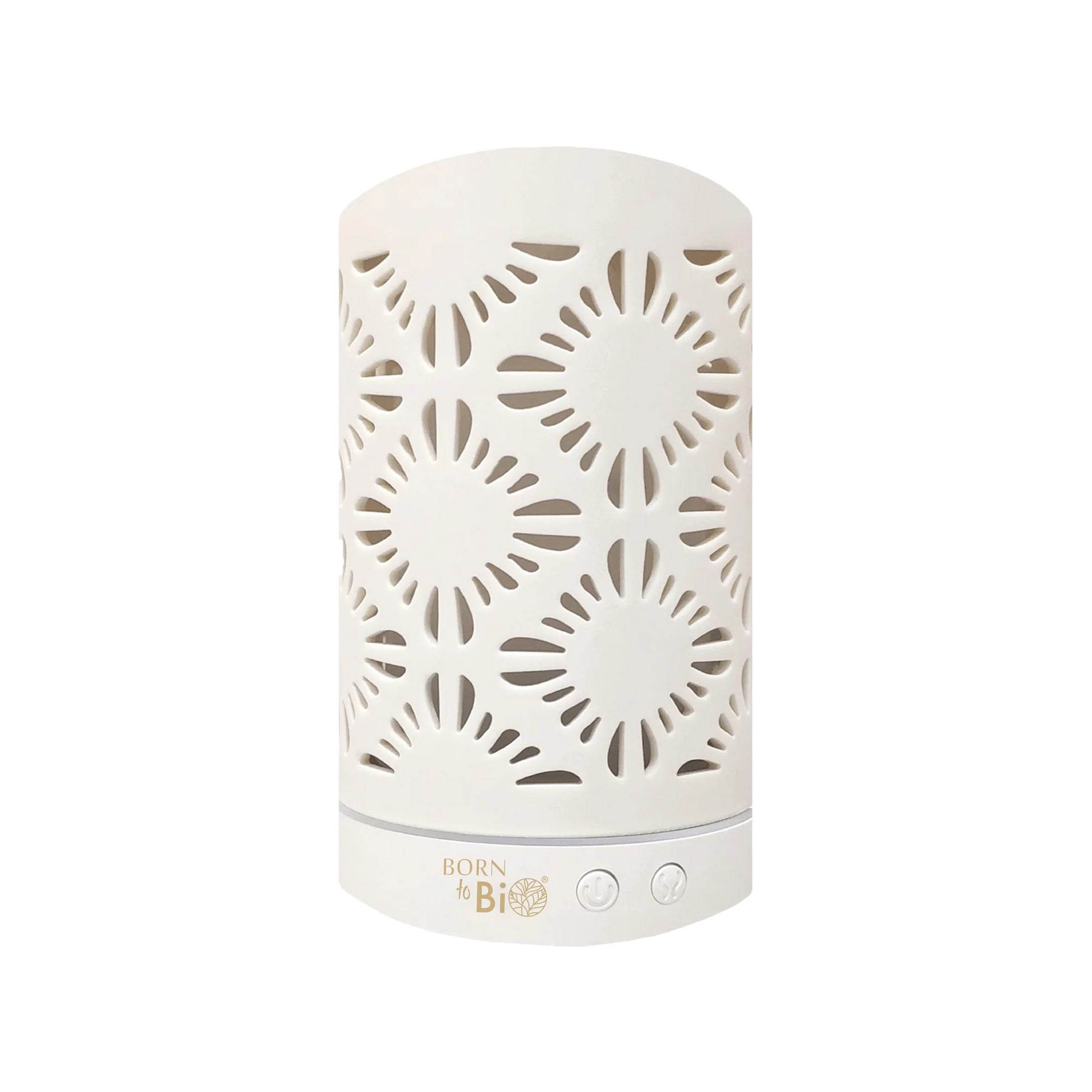 Born to Bio White Ceramic Essential Oil Diffuser - Minimalist Home Fragrance
