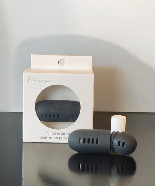 The Candledust luxury car diffuser with natural scent - Champagne Rhubarb