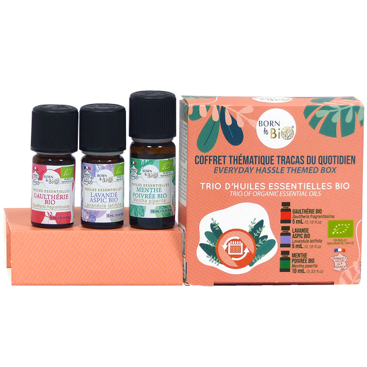 Born to Bio Daily Relief Wellness Set - Organic Aromatherapy Kit