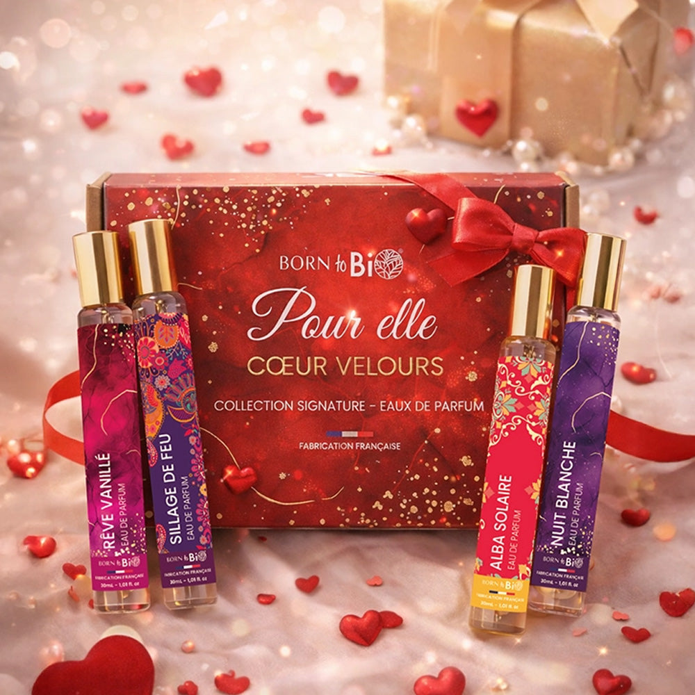 Detail of Born to Bio Perfume Gift Set - Natural Fragrances - Organic French Luxury