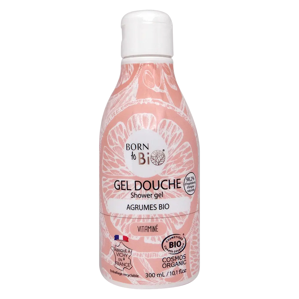 Born to Bio Citrus Shower Gel - Organic Sulfate-Free Body Wash
