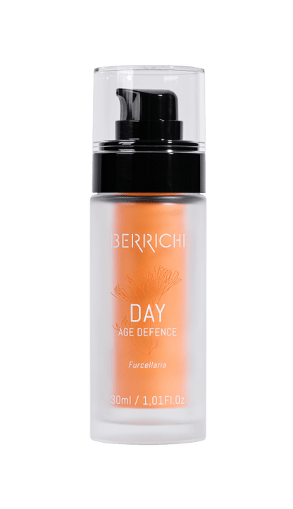 Front View Berrichi Day Cream DAY 30ml in premium refillable airless bottle