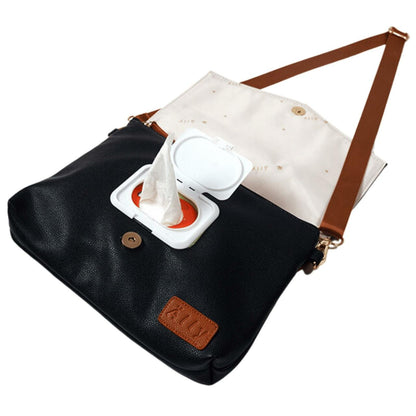 Removable wet wipes pocket inside the Accessories Handbag