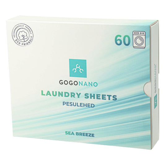 Laundry Detergent Sheet Eco-Friendly Sea breeze, 60 loads
