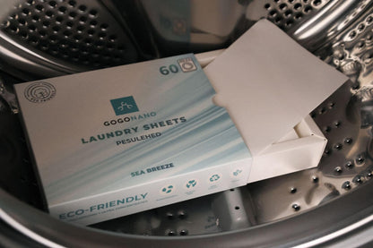 Laundry Detergent Sheet Eco-Friendly Sea breeze, 60 loads