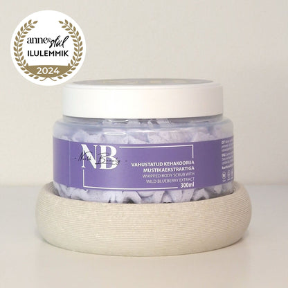 Detail of Whipped Sugar Body Scrub with Blueberry by North Beauty - Antioxidant scrub