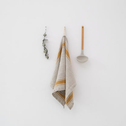 Vintage Linen Kitchen Towel Stripe