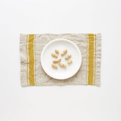 Linen Tales Placemat Vintage Stripes