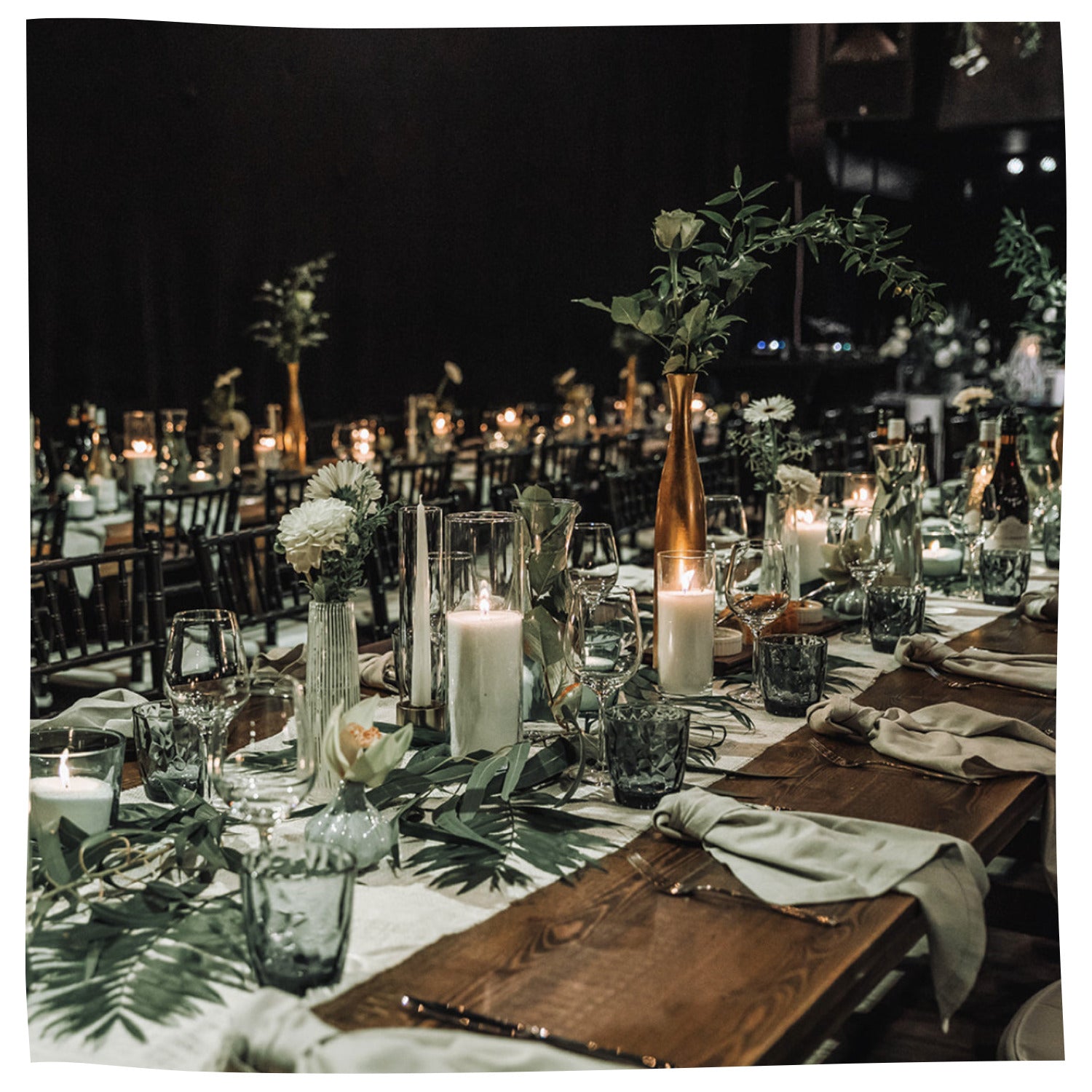 High-capacity refillable candle powder for events and hotels