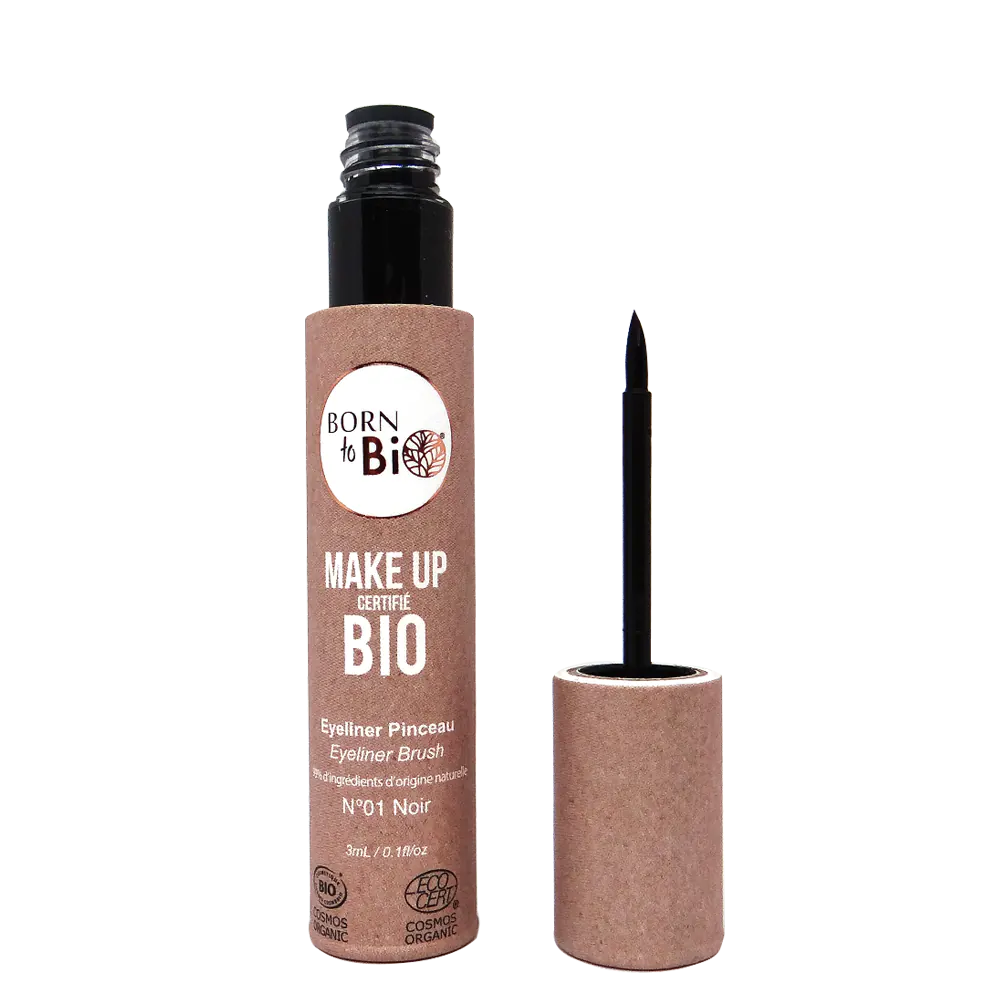 Born to Bio Organic Liquid Eyeliner - Vegan Precision Eye Makeup
