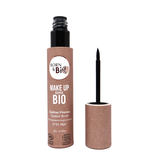 Born to Bio Organic Liquid Eyeliner - Vegan Precision Eye Makeup