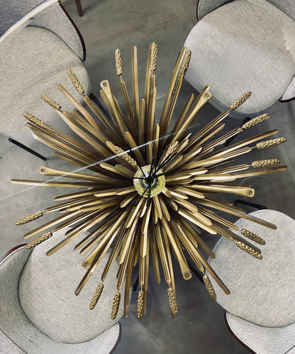 Top view Luxury room diffuser 500ml with natural reed sticks - Champagne Rhubarb