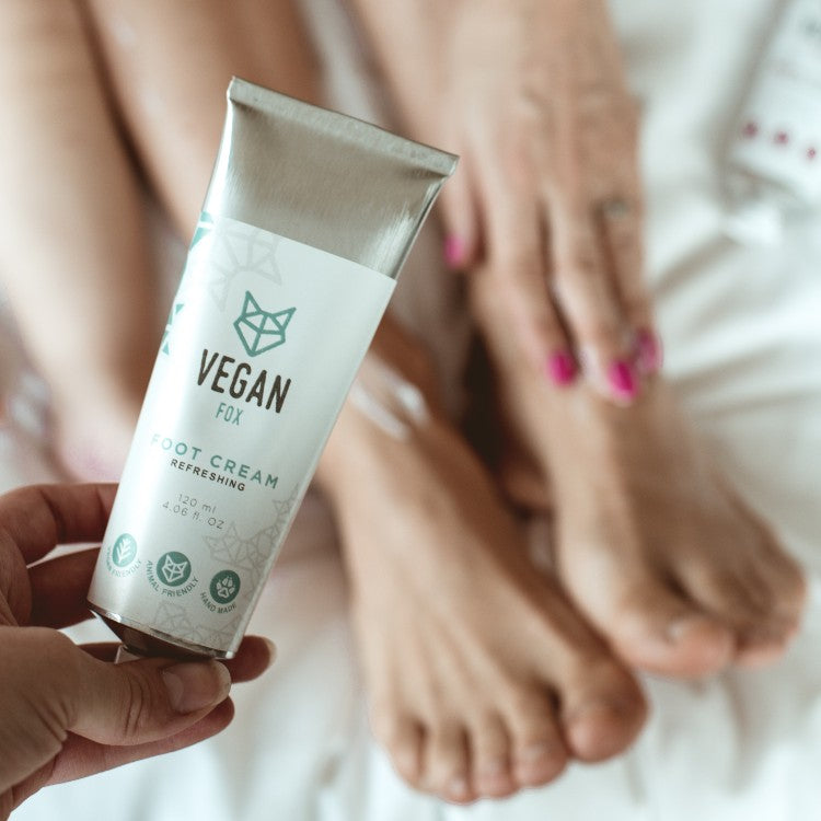 Vegan Fox Refreshing Foot Gel, 120 ml natural vegan skincare product - That Green Store