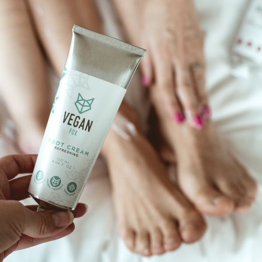 Vegan Fox Refreshing Foot Gel, 120 ml natural vegan skincare product - That Green Store
