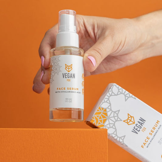 Vegan Fox Face Serum with Hyaluronic Acid, 30 ml with hyaluronic acid for deep hydration - That Green Store