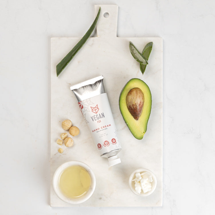 Vegan Fox Nourishing Hand Cream with Shea Butter, 120 ml deeply hydrating hand cream for soft skin - That Green Store
