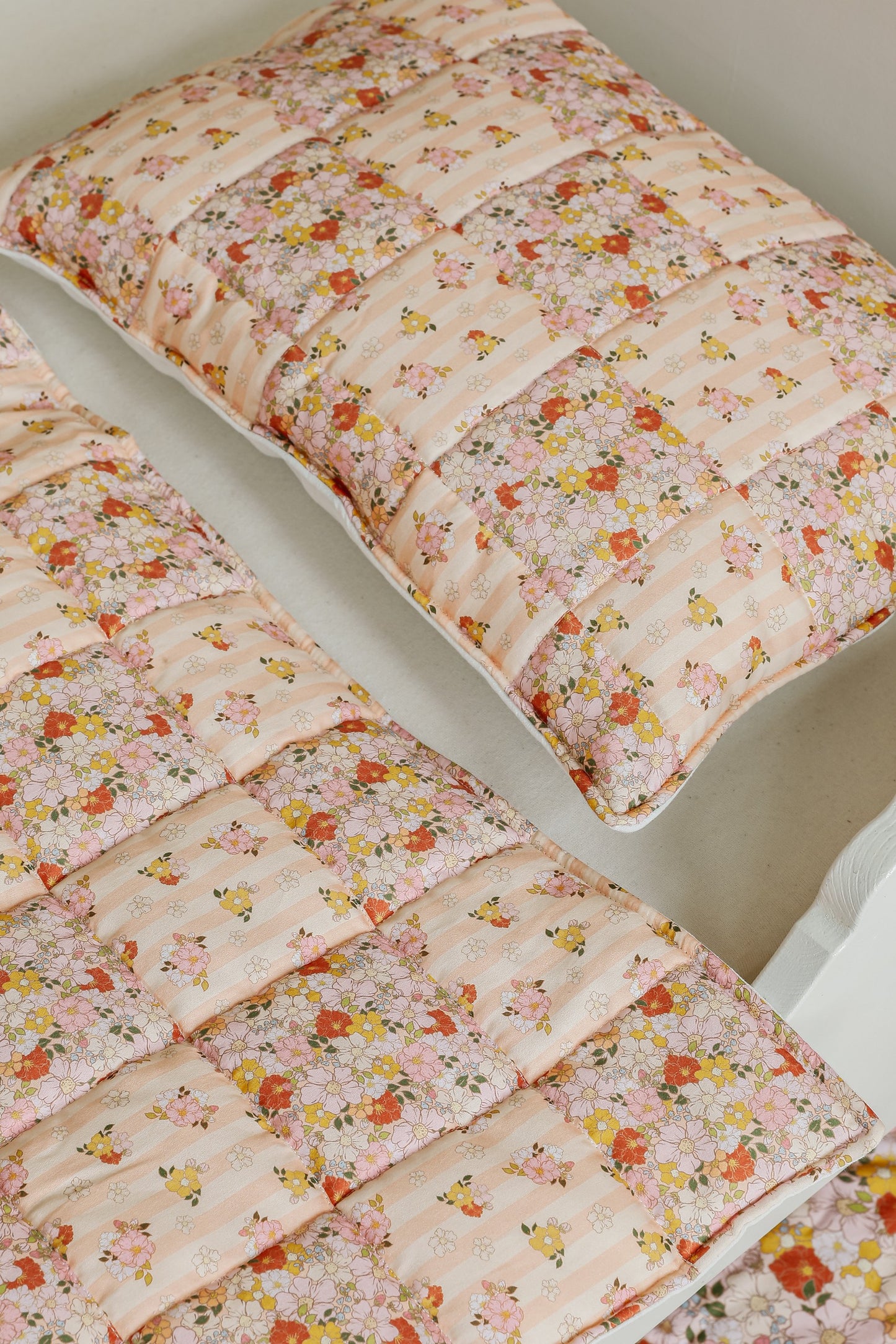 Soft quilted cotton bedding set for infants and toddlers by Moi Mili