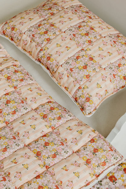 Soft quilted cotton bedding set for infants and toddlers by Moi Mili