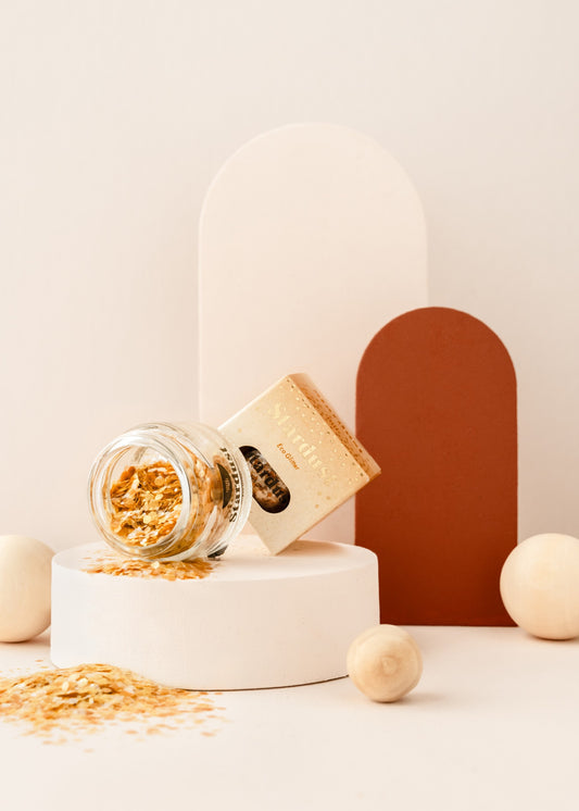 Handmade in Poland: Eco-friendly Gold glitter for kids parties