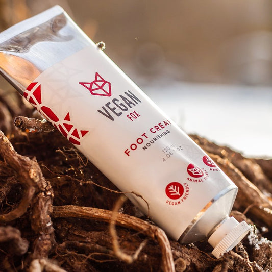 Detail of Vegan Fox Nourishing Foot Cream, 120 ml repairing foot cream for tired feet - That Green Store