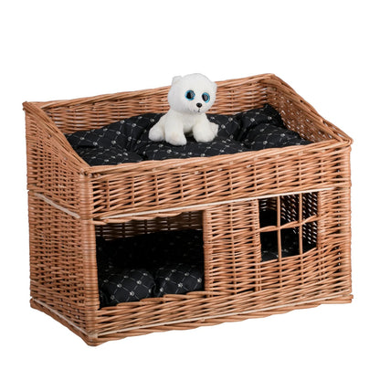 Estrella Wicker Cat House