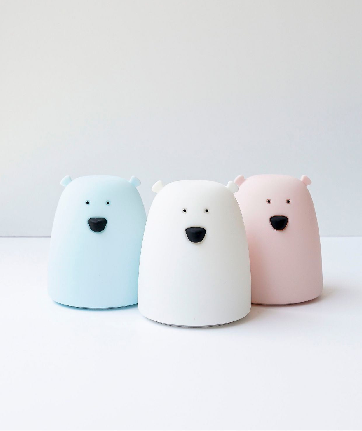 Silikon-Nachtlampe „Kleiner Bär“ – Weiß