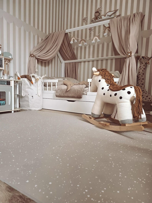 Foam Puzzle Playmat - Spots Cappuccino