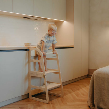 Transformable Kitchen Tower, Convertible 2-in-1