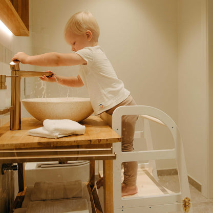 Transformable Kitchen Tower, Convertible 2-in-1