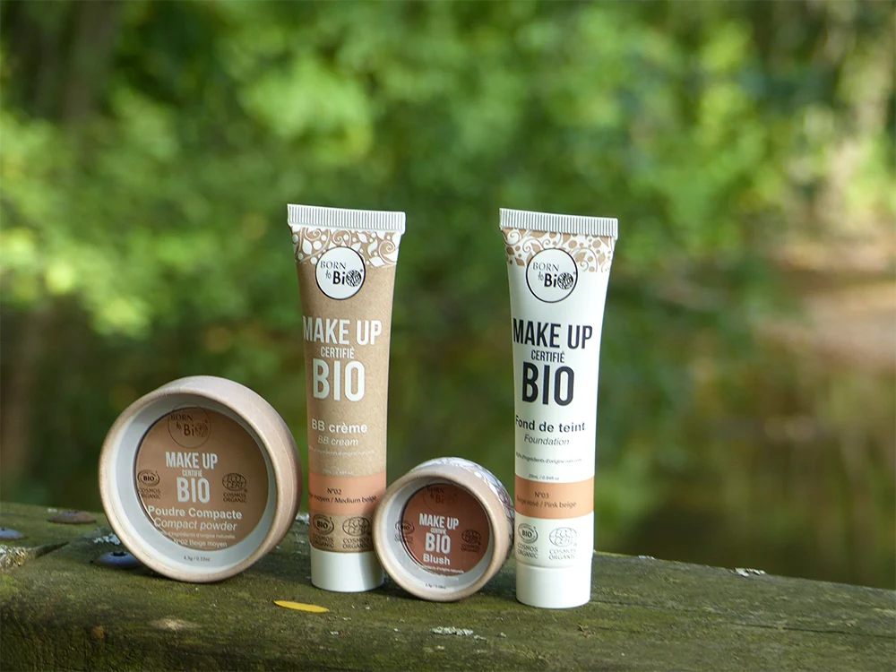 Set of Born to Bio Organic Foundation - Breathable Natural Coverage - Bio-certified