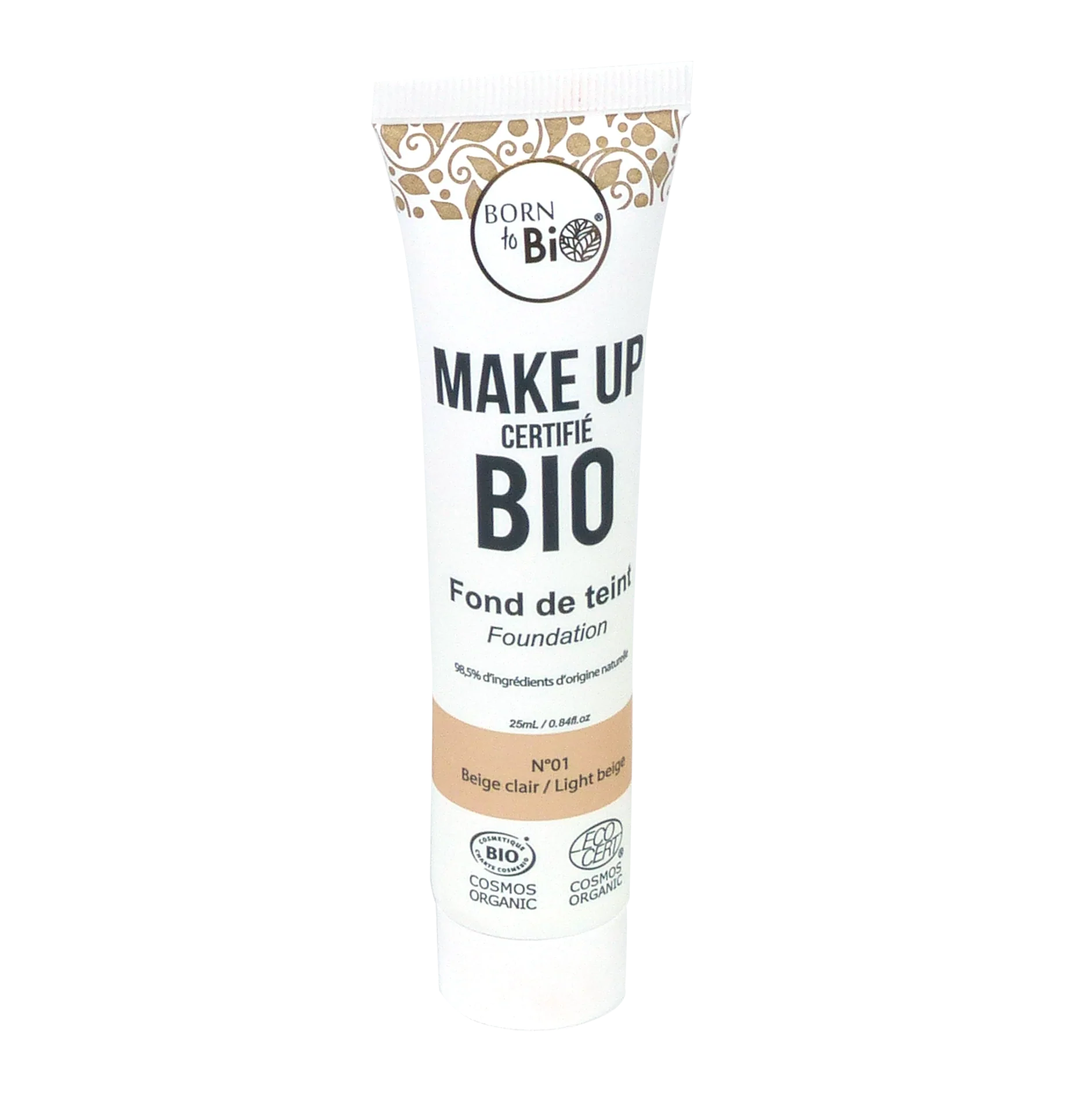 Born to Bio Organic Foundation - Breathable Natural Coverage - Bio-certified