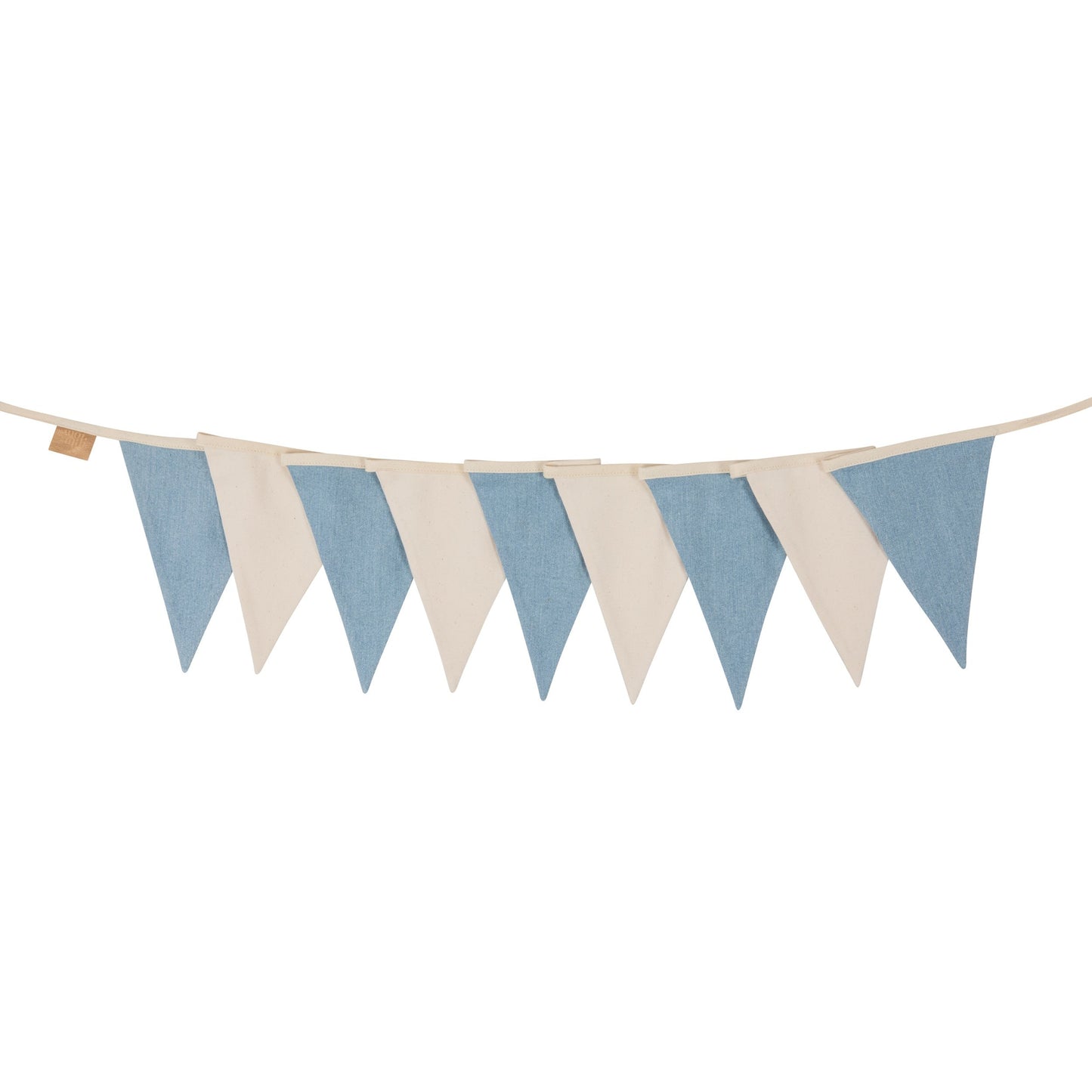 Moi Mili Jeans Garland - Durable denim-style cotton flags