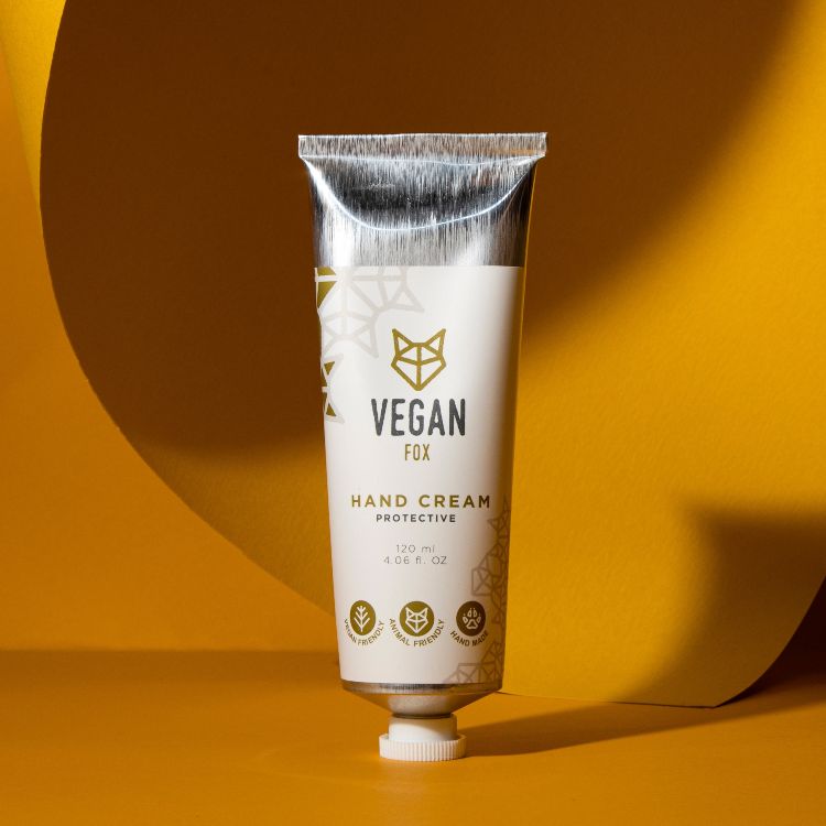 Vegan Fox Protective Hand Cream with Mango Butter, 120 ml natural vegan skincare product - That Green Store